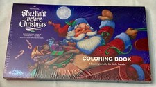 The Night Before Christmas Hallmark Pop-Up Book Set SEALED Clement C. Moore picture