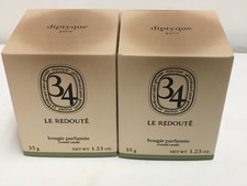 LOT OF 2 ~ 34 LE REDOUTE DIPTYQUE CANDLE NEW IN BOX TRAVEL 1.23 OZ  EACH picture