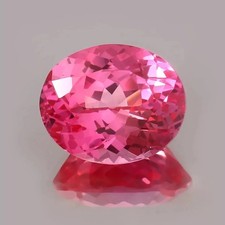 10 Ct Natural Ceylon AA+ Padparadscha Sapphire Oval Cut Loose Gemstone Certified picture