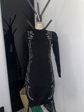 Karen Millen black studded dress picture