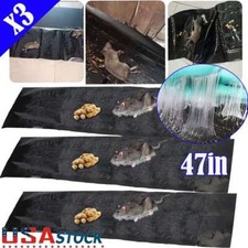 3pc 47” Large Mice Mouse Glue Traps Rodent Catcher Rat Board Indoor Super Sticky picture