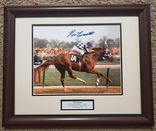 Secretariat Kentucky Derby  Photo 8x10 Signed Framed Ron Turcotte picture