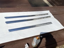 Lot Of Three Chrome Trim Pieces Possibly For Vintage Lincoln (1940’s) picture