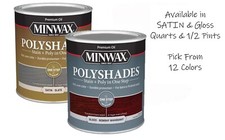 Minwax Polyshades Semi-Transparent SATIN & GLOSS Oil-Based Stain Polyurethane picture