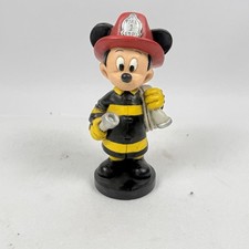 RARE Disney Auctions Firefighter Fireman Mickey Mouse Bobble Head LE 350 Figure picture