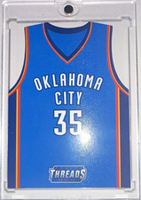 Panini Threads 2015-16 Kevin Durant #35 Blue Jersey Card OKC Thunder NBA picture