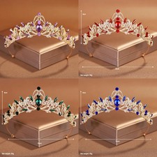Bridal Headwear Purple Women's Grand Party Crown Birthday Tiaras- picture