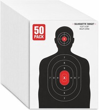 Shooting Target, Targets for Pistol Shooting Targets for the Range, 14x22, 50pk picture