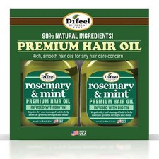 Difeel Rosemary & Mint Premium Hair Oil with Biotin 7.1 Ounce. - 2-PC Gift Set picture
