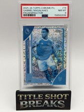 2025-26 Topps Chrome Premier League GABRIEL MAGALHÃES /0 PSA 8 #16 NM picture