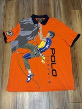 Polo Ralph Lauren Orange Polo Terrain Climbing Graphic Shirt Classic Fit XL picture