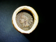 SCARCE 1875 IH / 1909 VDB END VINTAGE ROLL 50 COIN LOT MONTANA BANK WRAP R-471 picture