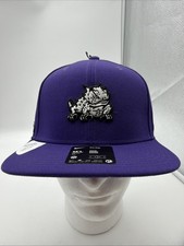 MENS M/L - NEW Nike NCAA TCU Horned Frogs Football Snapback Cap Hat Team Issued picture