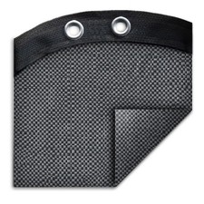 24' Round Above Ground Swimming Pool Mesh Winter Cover 10 Year - Gray picture