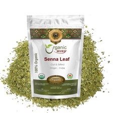 Organic Way Senna Leaf Cut & Sifted - Organic, Kosher & USDA Certified picture