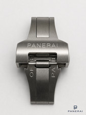 Panerai 22mm Brushed Steel Folding Clasp PAV00634 Swiss OEM Luminor 44-47-48 picture