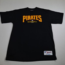 Vintage Pittsburgh Pirates Shirt Sz L MLB Majestic Authentic Collection Baseball picture