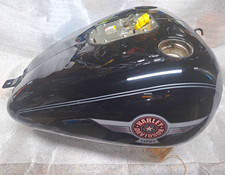 Harley, davidson, fat boy gas tank, excellent condition, Black softail soft tail picture