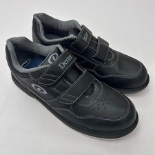 Dexter Bowling Shoes Mens 10.5 Black V-Strap B2513-1 Slide-Rite Sport Sneaker picture