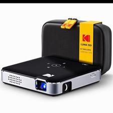 Kodak Luma 150 DLP Pico Projector 150 ANSI 1080p HDMI USB w/ Case, stand bundle picture