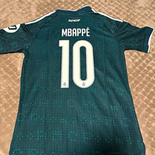Real Madrid Kylian Mbappé #10 Green Soccer Jersey Large picture