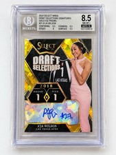 2024 Select WNBA A'ja Wilson Draft Selections Gold Ice Auto /10 BGS 8.5 Auto 10 picture