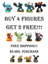 Skylanders Giants Figures Buy 4 Get 2 Free - $8 Minimum Purchase -  picture