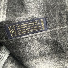 PENDLETON ARCHIVES CANYON GRAY CHECK LONG SLEEVE  SHIRT 100% WOOL MEN’S M picture