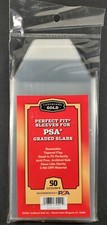 PSA Perfect Fit Sleeves Graded Card Slabs PSA Logo 50 100 200 500 1000 Full Case picture