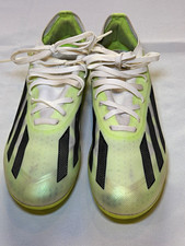 Adidas Crazyfast Soccer Cleats Youth Size 5 White Lime Black FG Football Shoes picture