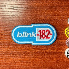 Blink 182 Patch Enema Of The State Rock Punk Emo Embroidered Iron On 1.5x 3.25” picture