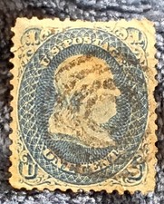United States Stamp Scott 63b Dark Blue Used picture