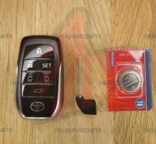Toyota Import Vellfire UNLOCKED JDM Key Remote Fob 14FAE 6 Button Grade A Silver picture