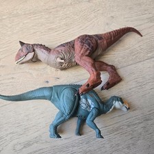 Carnotaurus & Dryosaurus Jurassic World Hammond Collection Original Rare x2 picture