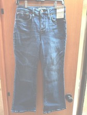 Women's MADEWELL Jeans Size 27P Blue Mid Rise Kick Out Denim picture