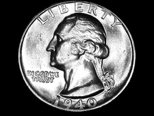 1940-D Washington Quarter --- Choice Uncirculated picture