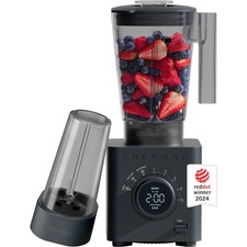 SPEED COUNTERTOP BLENDER WITH 20 OZ. JAR AND TAMPER TOOL, BLACK - CHEFMAN 48 picture