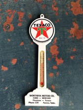 Vintage Wortman’s Ford Texaco Service Thermometer Aurora Nebraska Advertising picture