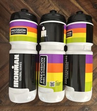 New 3 pack Precision Ironman Triathlon Sport Squeeze Bike Run Water Bottle 27oz picture