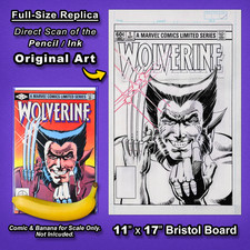 WOLVERINE #1 (1982) Limited Series Cover 🔥 FRANK MILLER Replica Original Art 🔥 picture