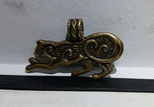 CraftyCelts Celtic Cat Pendant - Bronze picture