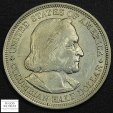 1892 Columbian Exposition Commemorative Silver Half Dollar (First Year of Issue) picture