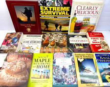 Prepper Book Lot Homesteading Skills Off Grid Survival Fishing Canning Medicine picture