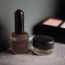 MAC Nail Polish Color: Goddess + MAC Pro Longwear Paint Pot Contemplative State picture