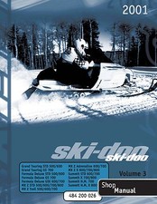 Ski-Doo service shop manual 2001 SUMMIT H.M. 700 & 2001 SUMMIT H.M. X 800 picture