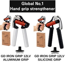 GD IRON GRIP 12 Level (12~82kg) Adjustable Hand Gripper Grip Strengthener Wrist picture