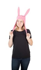Bob's Burgers Louise Bendable Ears Fleece Halloween Cosplay Beanie Hat picture