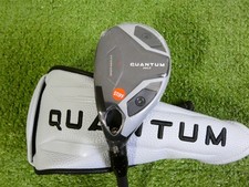 Callaway Quantum Max 21* Left Hand 4 Hybrid Denali Silver 70g 6.0 Stiff w HC New picture