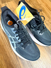 ASICS Men’s Black/Gray/White Low Top Lace-Up Athletic Sneaker 1012B672 picture