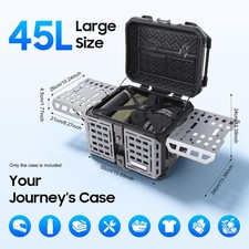 45L Motorcycle Top Case, Motorbike Tail Box, Detachable Motorcycle Top Box picture